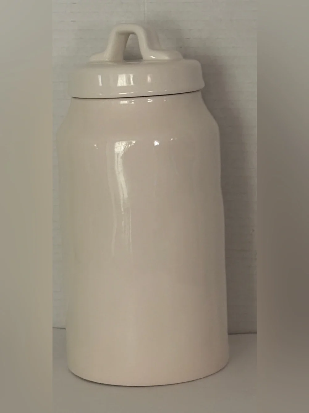 Rae Dunn Artisan Collection by Magenta “SHARE” Ceramic Canister with Suction Lid